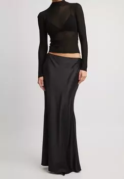 Юбка макси NA-KD, цвет black