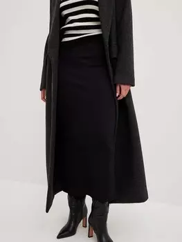 Юбка макси NA-KD Skirt, черный