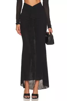Юбка макси NBD Deepa, черный