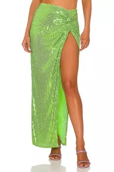 Юбка макси NBD Jessenia, цвет Neon Green
