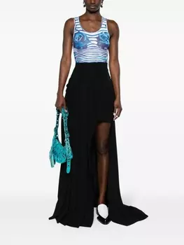 Юбка макси Nedda асимметричного кроя Vivienne Westwood, черный