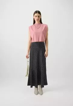 Юбка макси NEW LINDA FLARE SKIRT Guess, черный
