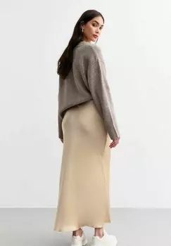 Юбка макси New Look, бежевый