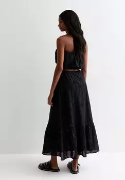 Юбка макси New Look, черный