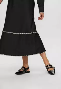 Юбка макси Nmph, черный