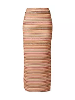 Юбка макси OBJECT Skirt OBJISA ARTHINE, бежевый