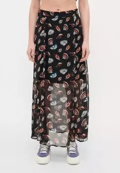 Юбка макси ONLASTA LIFE SLIT SKIRT ONLY Tall, черный