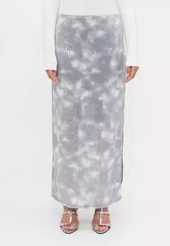 Юбка макси ONLGOLDA TUBE SKIRT ONLY Petite, серый