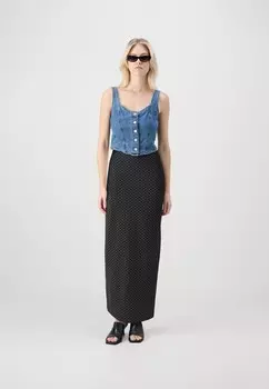 Юбка макси ONLLEXI SKIRT ONLY, черный
