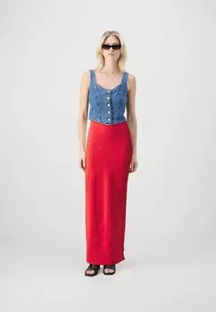 Юбка макси ONLLEXI SKIRT ONLY, красный