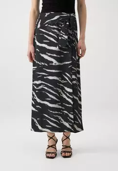 Юбка макси Onlnova Life Lux Starley Long Skirt ONLY, черная