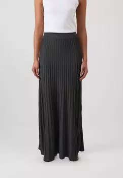 Юбка макси ONLTESS LONG SKIRT ONLY Tall, крапчатый темно-серый