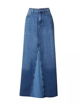 Юбка макси ONLY Skirt Mochi, синий деним