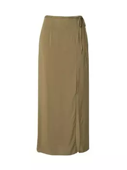 Юбка макси ONLY Skirt NOVA, оливковый