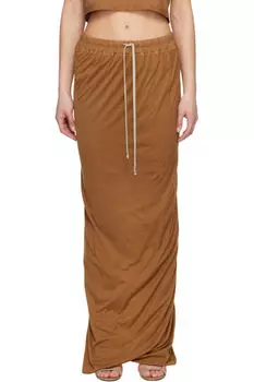 Юбка макси Orange Hollywood Pull On Pillar Rick Owens DRKSHDW