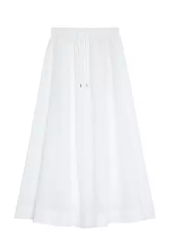 Юбка макси OYSHO, белая