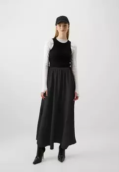 Юбка макси Pcklarisa Long Skirt Pieces, черная