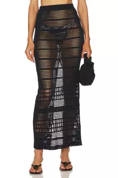 Юбка макси PEIXOTO Ellis, черный