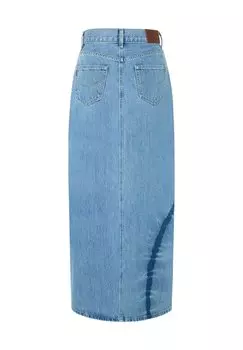 Юбка макси Pepe Jeans, синий деним