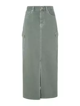 Юбка макси Pepe Jeans Skirt, зеленый