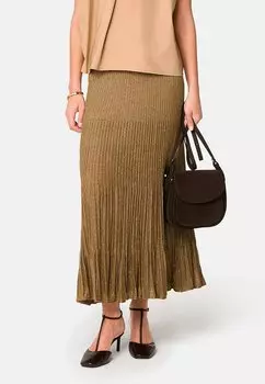 Юбка макси Pleated skirt Rodier, коричневый
