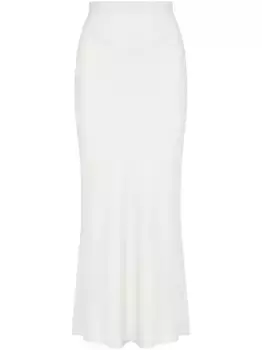 Юбка макси прямого кроя Gloria Coelho, белый