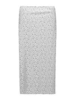 Юбка макси Pull&Bear Skirt, белый