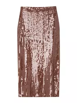 Юбка макси Pull&Bear Skirt, цвет auburn