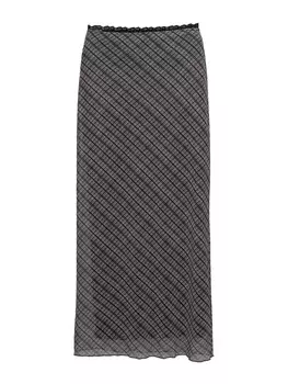 Юбка макси Pull&Bear Skirt, цвет grey/light grey/dark grey