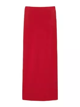 Юбка макси Pull&Bear Skirt, красный