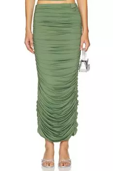 Юбка макси яна By.Dyln, цвет sage