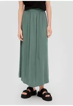 Юбка макси QS, темно-зеленый