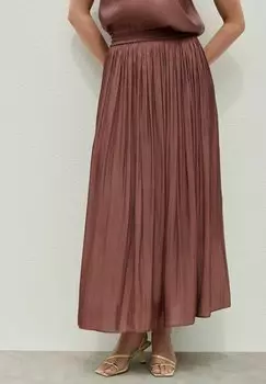 Юбка макси REGULAR FIT - GLOSSY - Pleated skirt Next, розовый