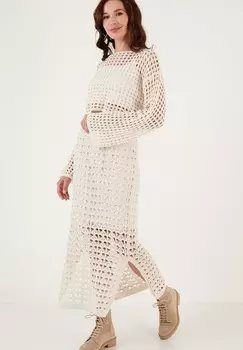 Юбка макси REGULAR FIT LELA, кремовый