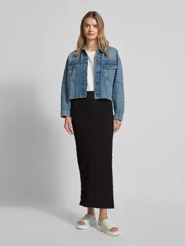 Юбка макси с эффектом жатости Jake*s Collection, черный