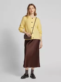 Юбка макси с эластичным поясом модель 'MIA2' Mango, темно-коричневый