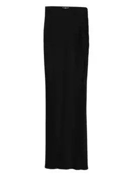 Юбка макси с цепочкой Elisabetta Franchi, черный