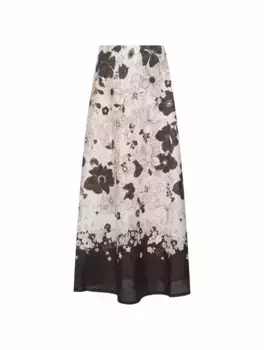 Юбка макси с цветочным принтом Pob Bias Zimmermann, мультиколор