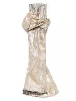 Юбка макси с драпировкой Rick Owens, золотой