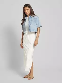 Юбка макси с кружевной отделкой модель «Жадин» mbyM, кремовый