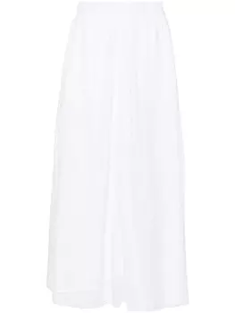 Юбка макси с оборками Kristensen Du Nord, белый
