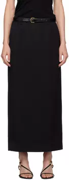 Юбка макси с поясом LE17SEPTEMBRE, черный