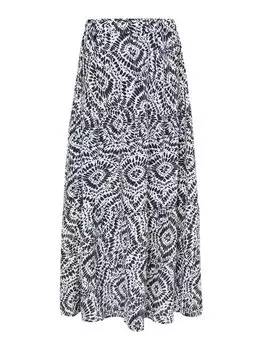 Юбка макси с принтом Izia, черный