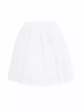 Юбка макси с вышивкой Dolce&Gabbana, белый