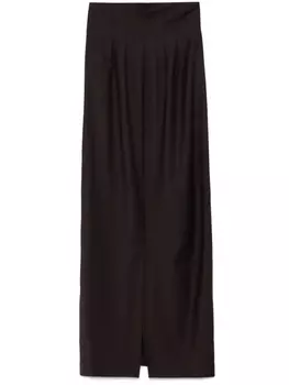 Юбка макси с завышенной талией REMAIN, коричневый