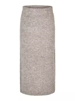 Юбка макси SELECTED FEMME Skirt SLFGabella, серо-коричневый