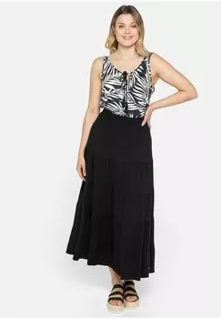 Юбка макси Sheego, черный