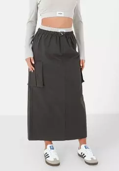 Юбка макси Sixth June, серый