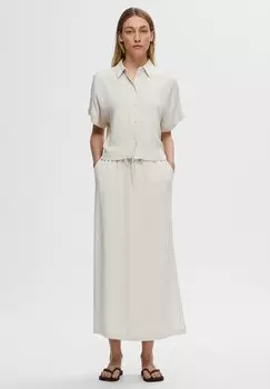 Юбка макси Slfviva Selected, песочная ракушка