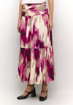Юбка макси SMOCK Kaffe, розовый